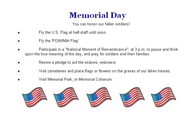 Memorial Day Screen